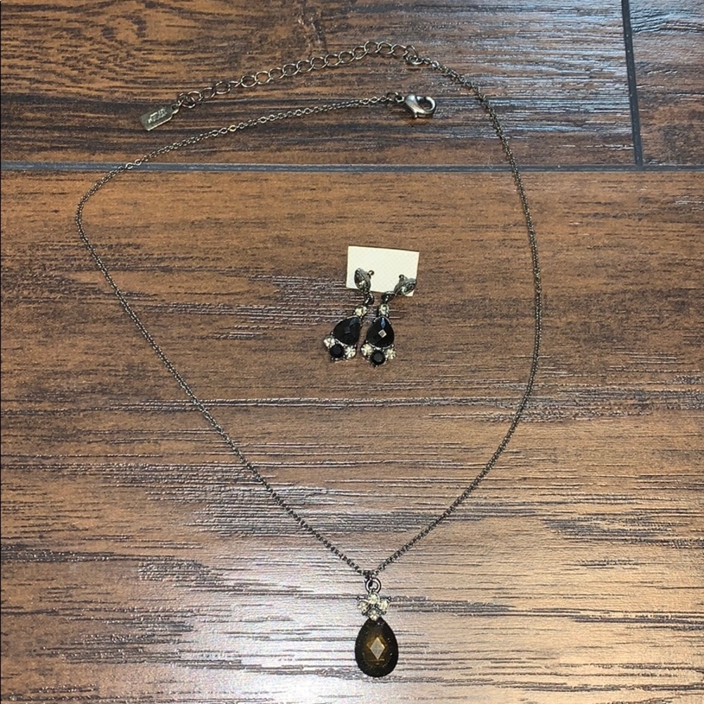 1928 Faux Vintage earring & Necklace set